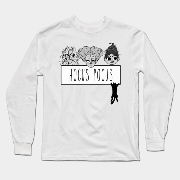 Hocus Pocus Long Sleeve T-Shirt by Biscuit